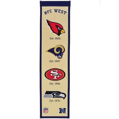 NFC West 8" x 32" Heritage Banner