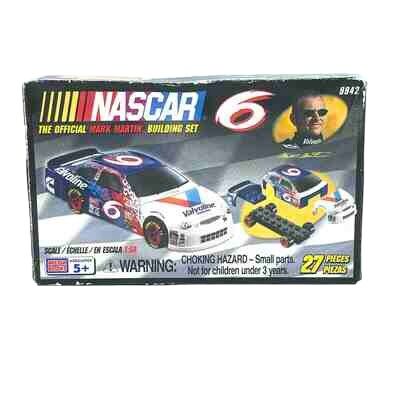Mark Martin Car & Garage MegaBloks Building Set