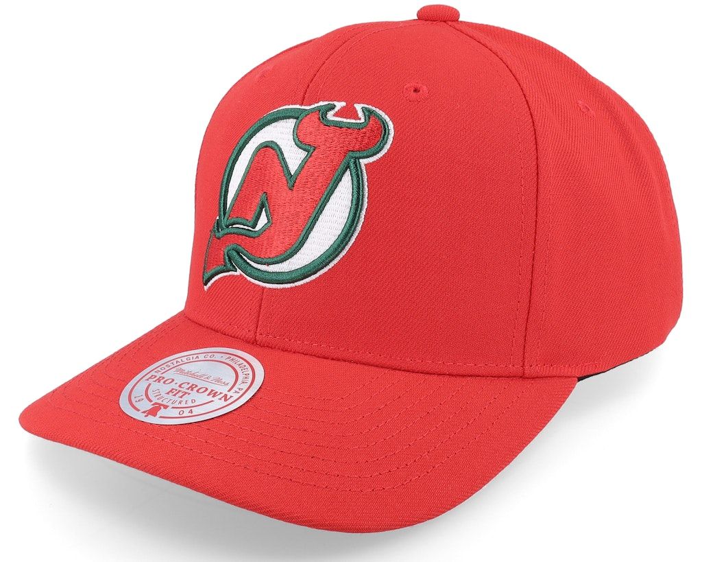 New Jersey Devils Men’s Red Team Ground 2.0 Pro Mitchell & Ness Snapback Hat