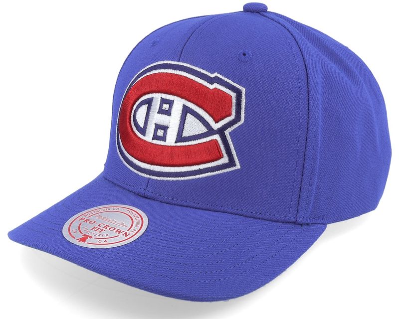 Montreal Canadiens Men’s Blue Team Ground 2.0 Pro Mitchell & Ness Snapback Hat