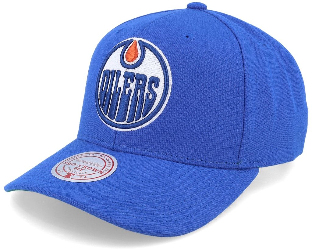 Edmonton Oilers Men’s Blue Team Ground 2.0 Pro Mitchell & Ness Snapback Hat