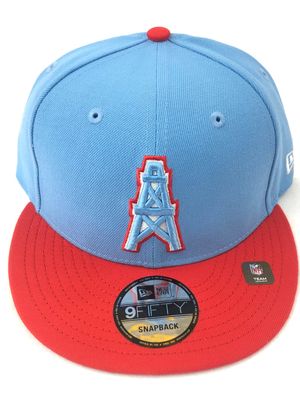 Houston Oilers Men's Blue New Era 9FIFTY Snapback Hat