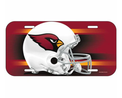 Arizona Cardinals Plastic License Plate