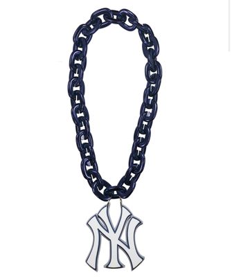 New York Yankees 10” Fan Chain 3D Foam Necklace New York Yankees 10” Fan Chain 3D Foam Necklace