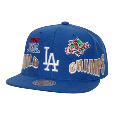 Los Angeles Dodgers Men’s World Champs Mitchell & Ness Snapback Hat