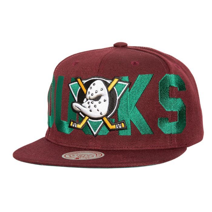 Anaheim Ducks Men’s Full Frontal Mitchell & Ness Snapback Hat