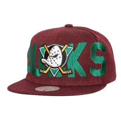 Anaheim Ducks Men’s Full Frontal Mitchell & Ness Snapback Hat
