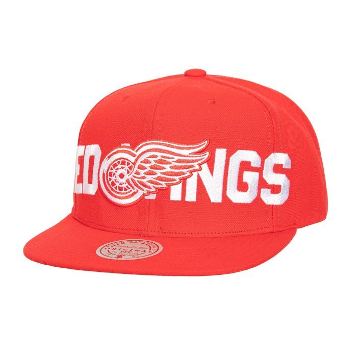 Detroit Red Wings Men’s Full Frontal Mitchell & Ness Snapback Hat