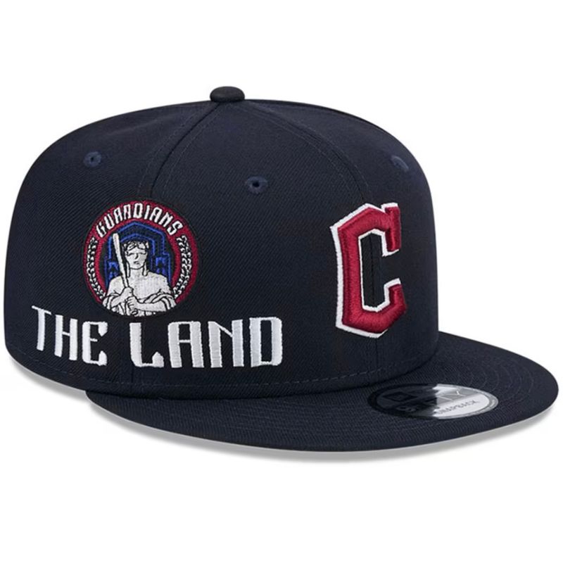 Cleveland Guardians Men's New Era Navy 2024 City Connect 9FIFTY Snapback Hat