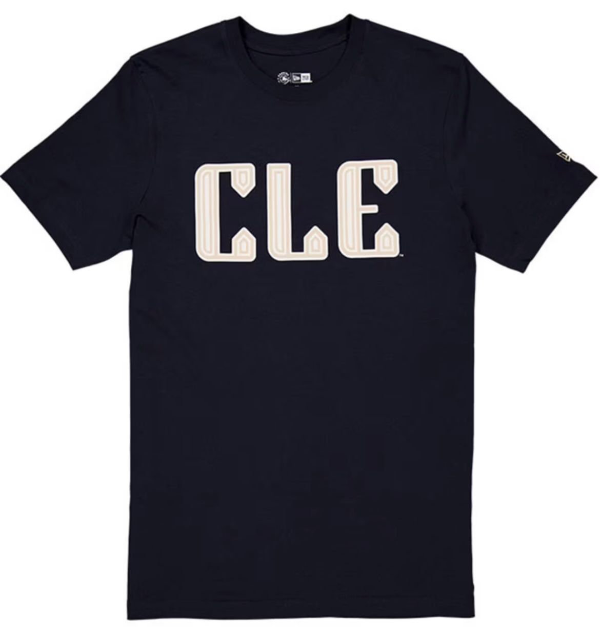 Cleveland Guardians Child-Youth New Era Navy Blue City Connect On-Field T-Shirt