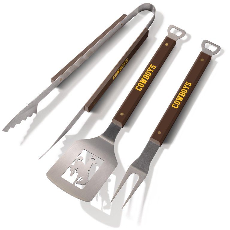 Wyoming Cowboys Spirit Series 3-Piece BBQ Set Wyoming Cowboys Spirit Series 3-Piece BBQ Set