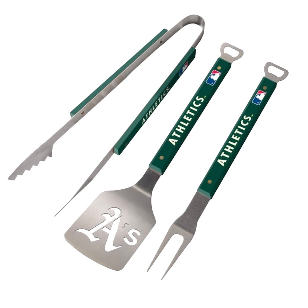 Oakland Athletics Spirit Series 3-Piece BBQ Set