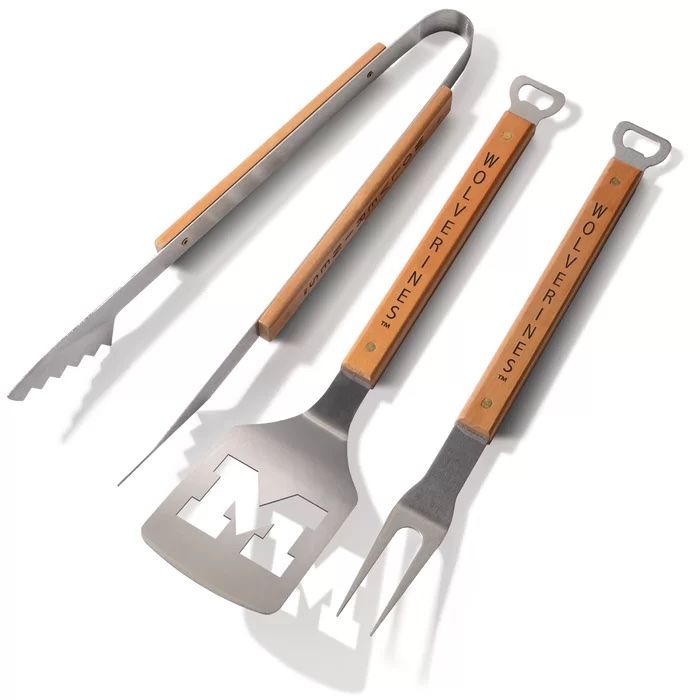 Michigan Wolverines Classic Series 3-Piece BBQ Set
