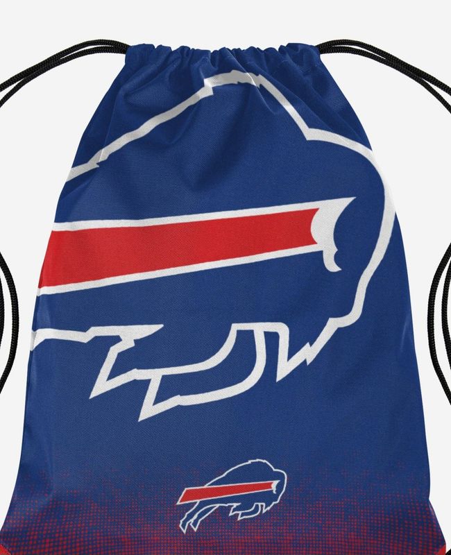 Buffalo Bills Blue Gradient Drawstring Backpack