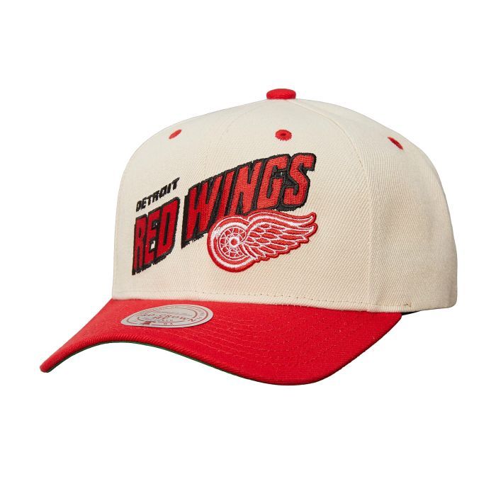 Detroit Red Wings Men’s Mitchell & Ness Retro Type Pro Snapback Hat