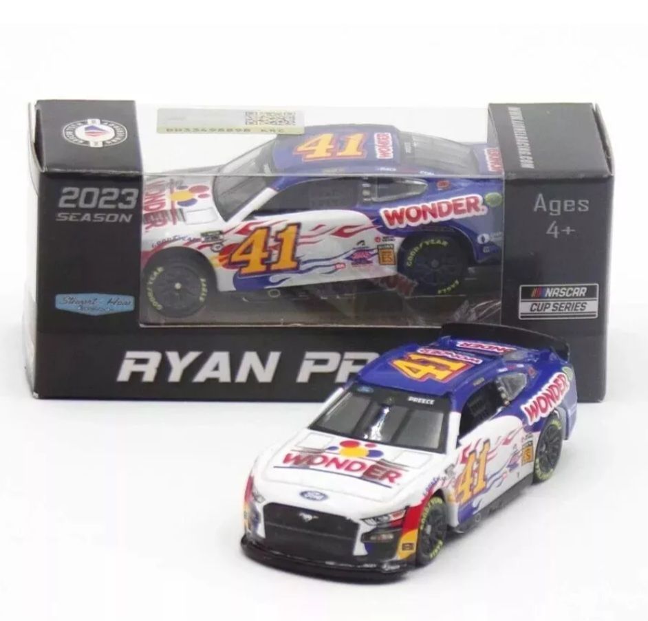 Ryan Preece #41 Wonderbread 2023 Mustang 1:64 Scale Diecast Car
