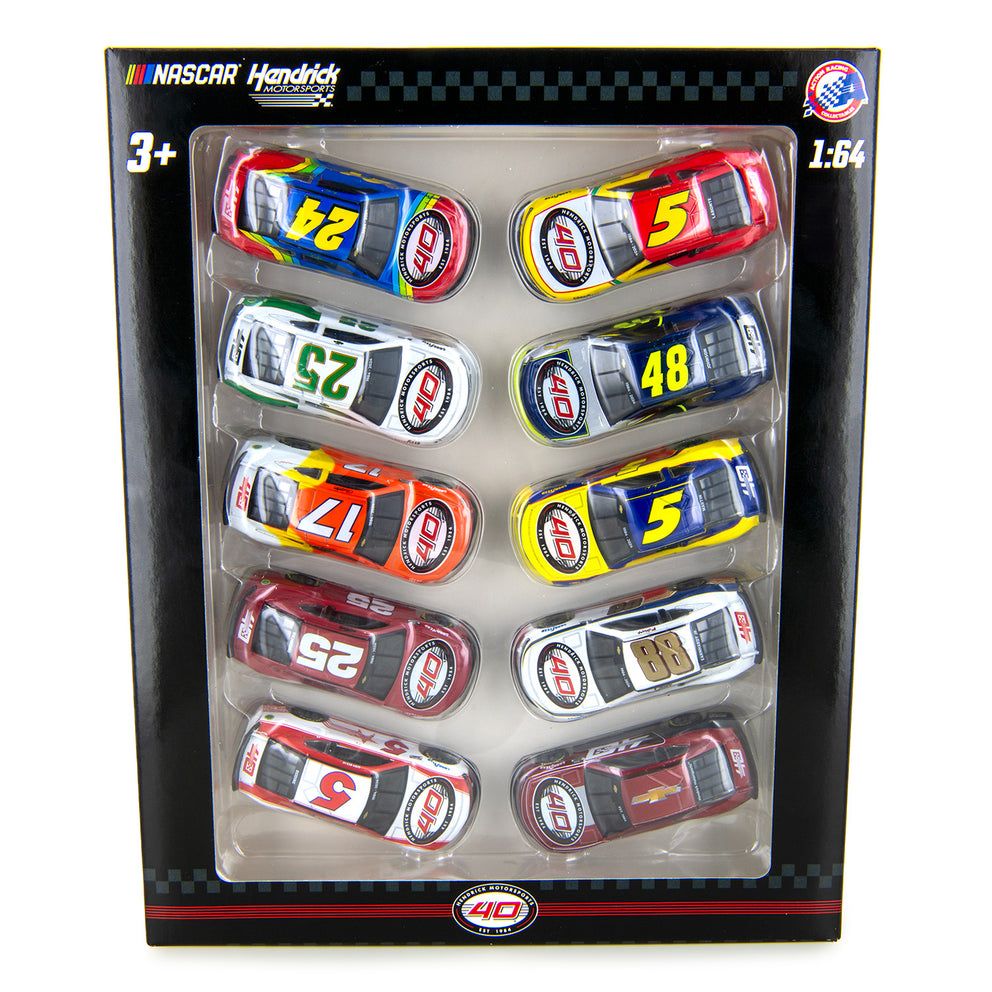 Hendrick Motorsports 40th Anniversary 10 Car Set 2024 Camaro ZL1 1:64 Scale Diecast Car Set