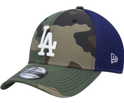 Los Angeles Dodgers Men's Camo New Era 39Thirty Team Neo Flex Fit Hat