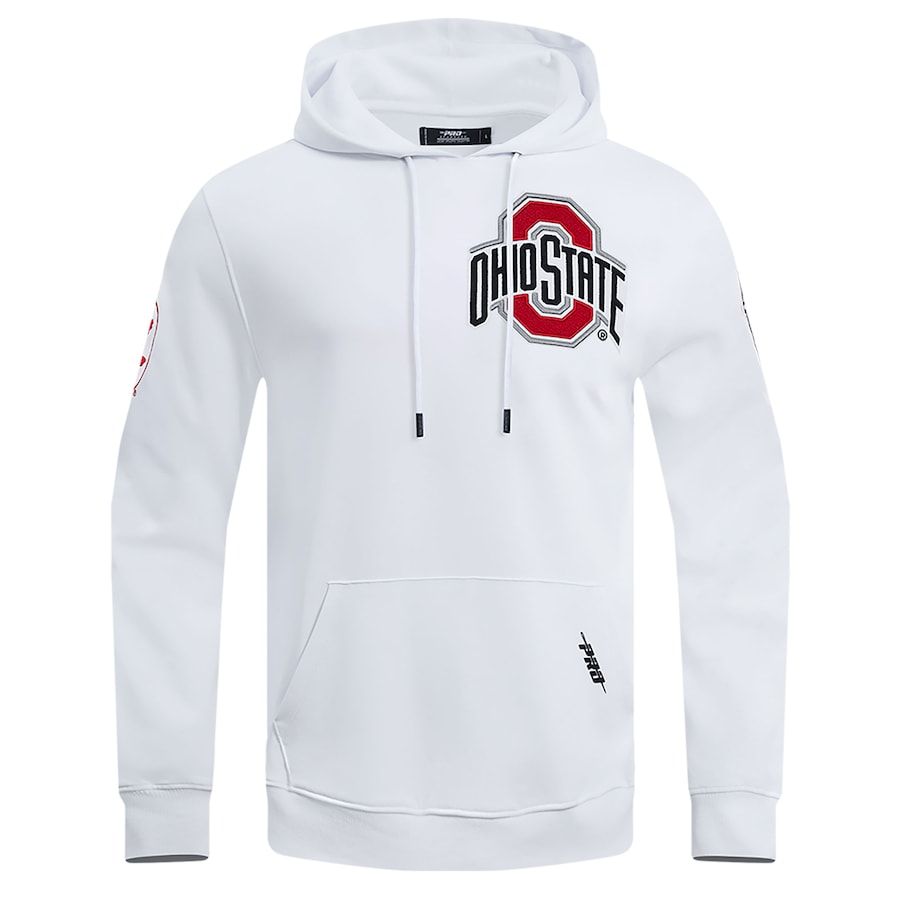 Ohio State Buckeyes Men’s Pro Standard White Hoodie