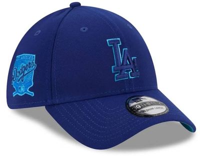 Los Angeles Dodgers Men's Blue New Era 39Thirty 2023 Fathers Day Flex Fit Hat