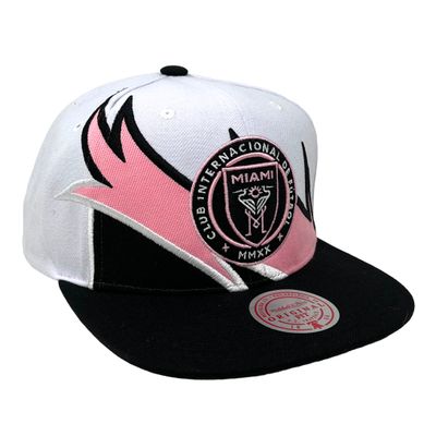 Inter Miami CF Men’s White Waverunner Mitchell & Ness Snapback Hat