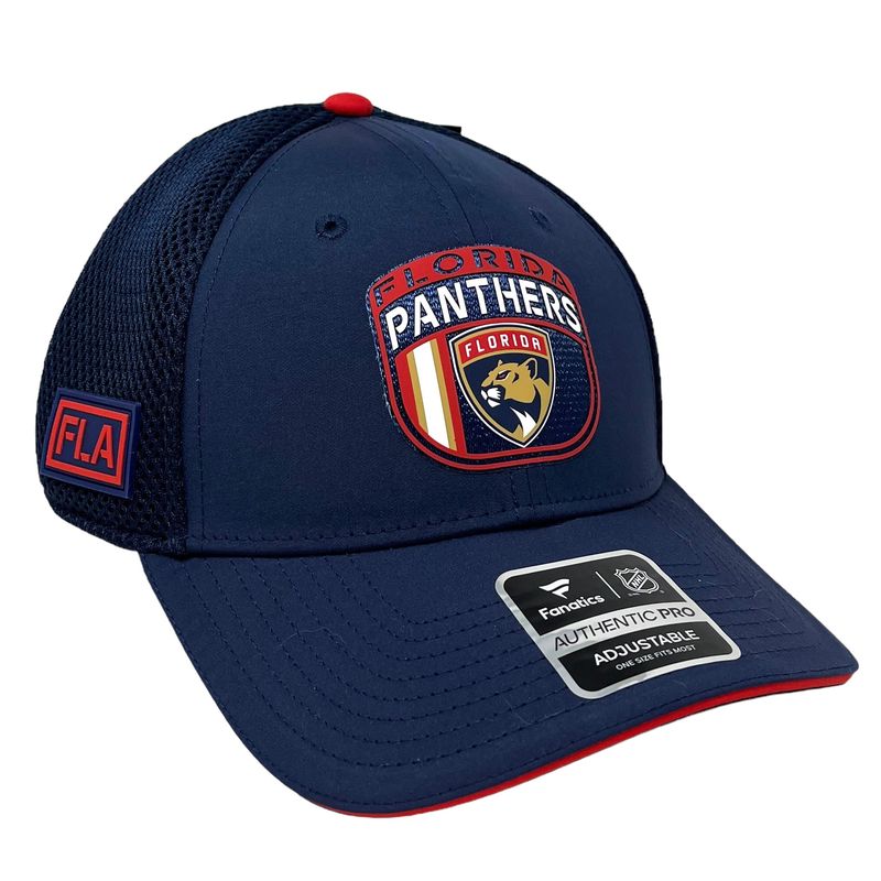 Florida Panthers Men’s Fanatics Branded Authentic Pro Adjustable Hat