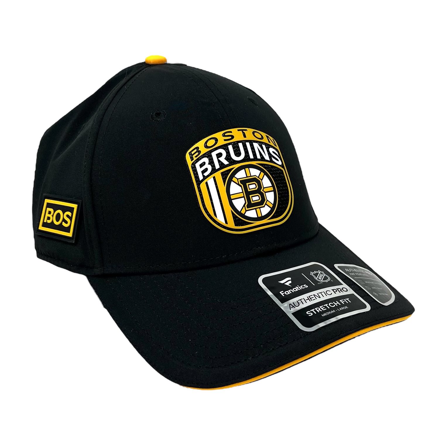 Boston Bruins Men’s Fanatics Branded Authentic Pro Stretch Fit Hat