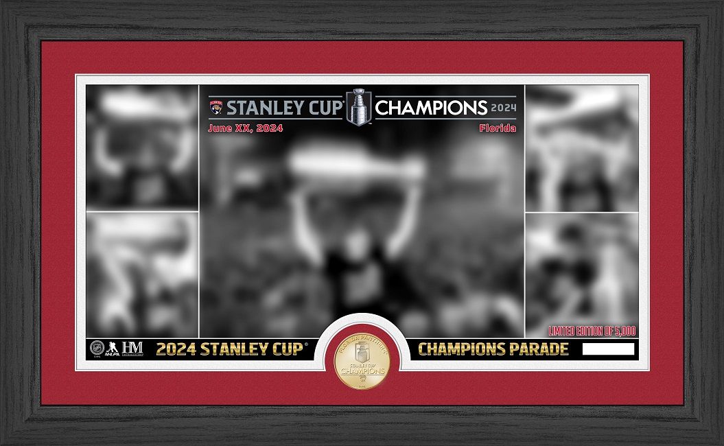 Florida Panthers 2024 Stanley Cup Champions Parade Bronze Coin Photo Mint