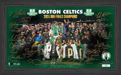 Boston Celtics 2024 Finals Champions Celebration Signature Court