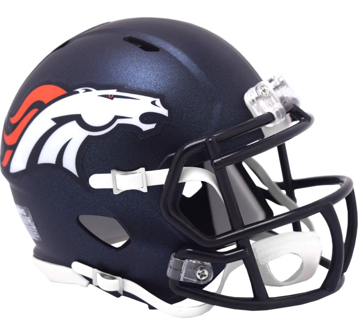 Denver Broncos Riddell Speed Mini Helmet