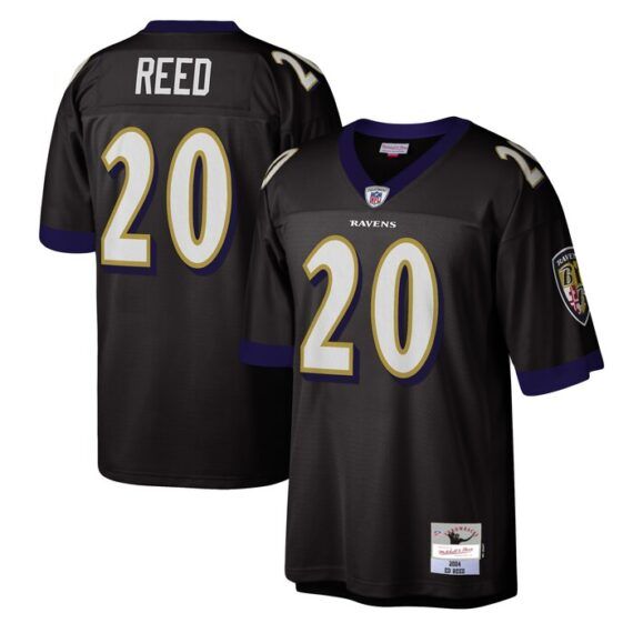 Baltimore Ravens Ed Reed 2004 Black Mitchell & Ness Men's Legacy Jersey