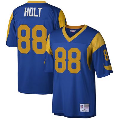 Los Angeles Rams Torry Holt 1999 Royal Blue Throwback Mitchell & Ness Men's Legacy Jersey