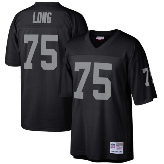 Las Vegas Raiders Howie Long 1988 Black Mitchell & Ness Men's Legacy Jersey