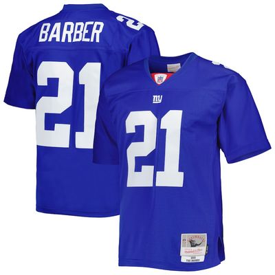 New York Giants Tiki Barber 2005 Blue Mitchell & Ness Men's Legacy Jersey New York Giants Tiki Barber 2005 Blue Mitchell & Ness Men's Legacy Jersey