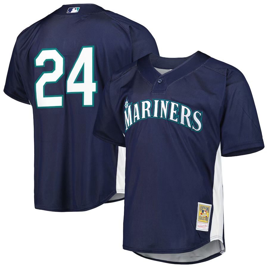 Seattle Mariners Ken Griffey Jr. 2010 Men’s Mitchell & Ness BP Jersey