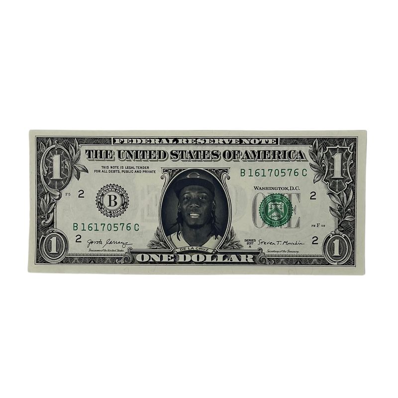 Elly De La Cruz Famous Face Dollar Bill