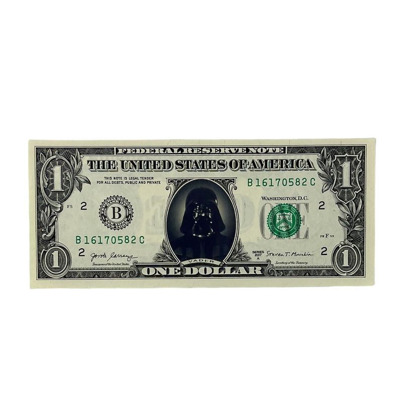 Darth Vader Famous Face Dollar Bill