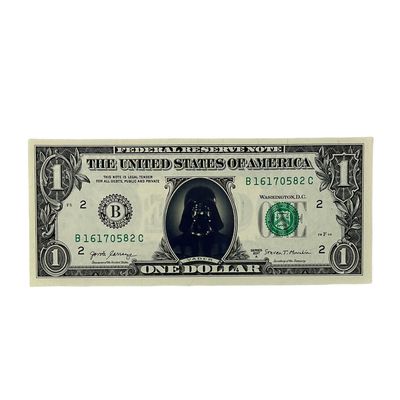 Darth Vader Famous Face Dollar Bill Darth Vader Famous Face Dollar Bill
