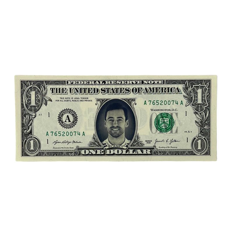 Ryan Blaney Famous Face Dollar Bill