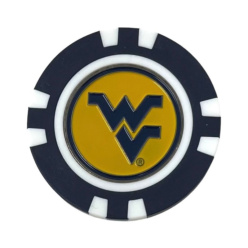 West Virginia Mountaineers Golf Ball Marker Poker Chip