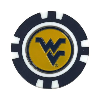 West Virginia Mountaineers Golf Ball Marker Poker Chip
