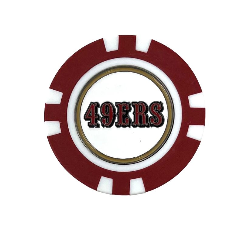 San Francisco 49ers Golf Ball Marker Poker Chip
