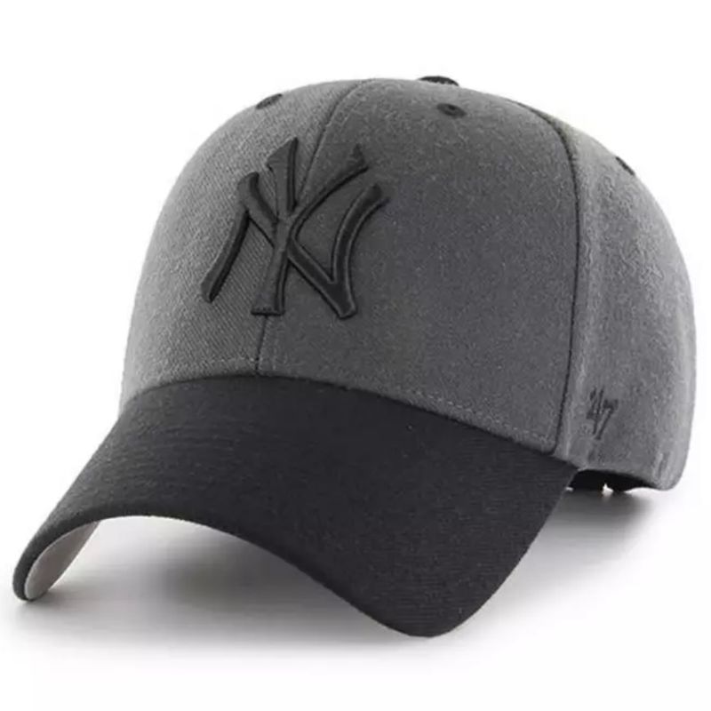 New York Yankees Men's Charcoal 47 Brand MVP Adjustable Hat