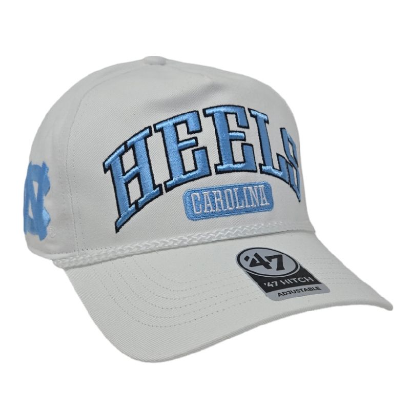 North Carolina Tar Heels Men’s 47 White Hitch  Adjustable Hat