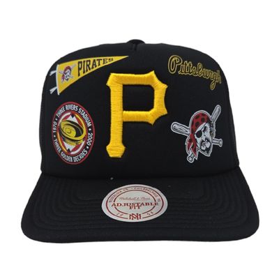 Pittsburgh Pirates Men’s Mitchell & Ness Overload Trucker Snapback Hat