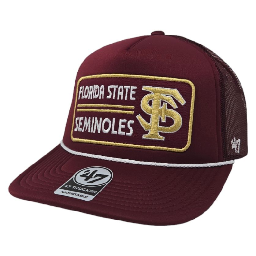 Florida State Seminoles Men’s Maroon 47 Brand Trucker Adjustable Hat