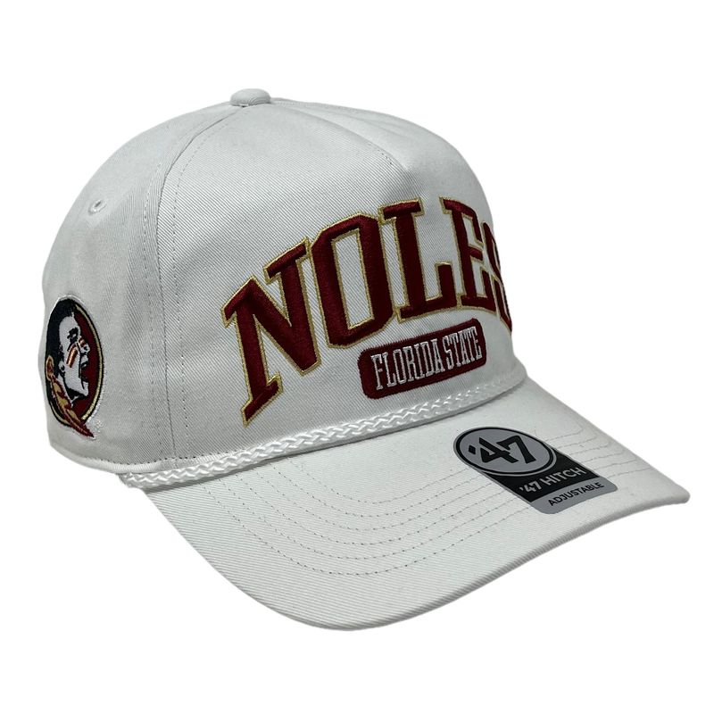 Florida State Seminoles Men’s 47 White Hitch  Adjustable Hat