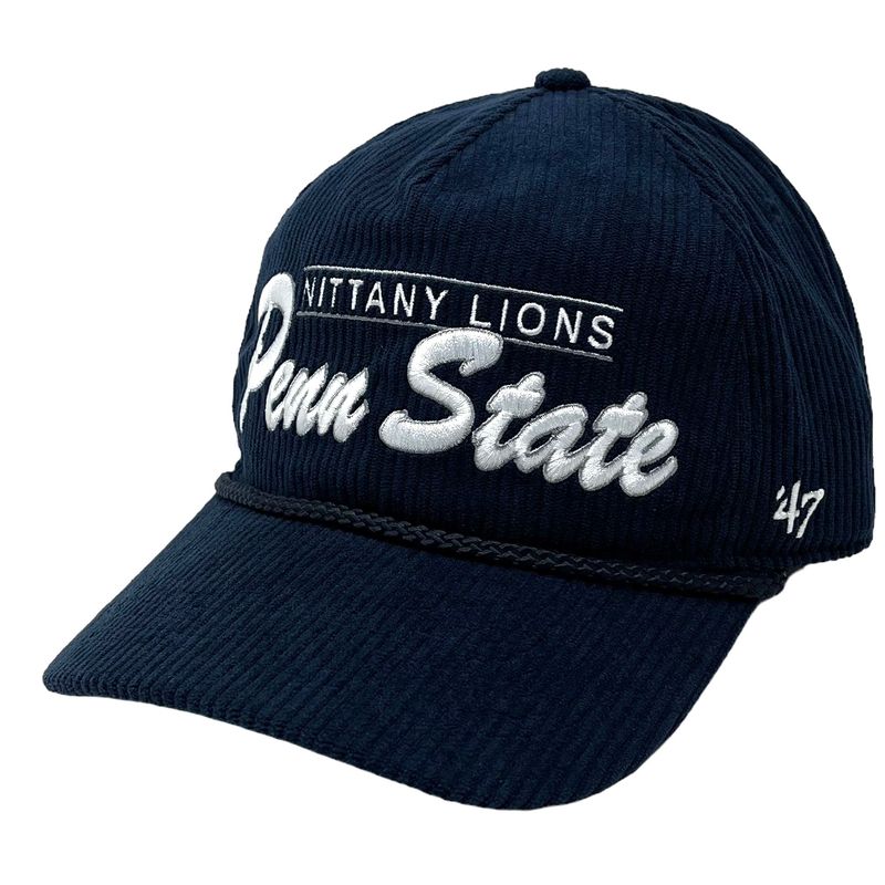 Penn State Nittany Lions Men’s Blue 47 Brand Corduroy Hitch Adjustable Hat