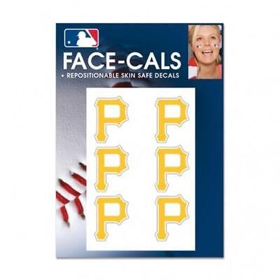 Pittsburgh Pirates Face-Cals Temporary Tattoos