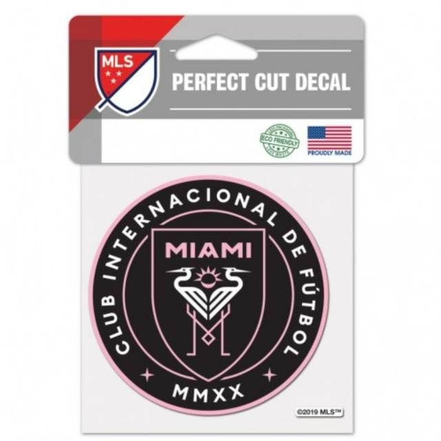 Inter Miami CF 4" x 4" Perfect Cut Color Decal